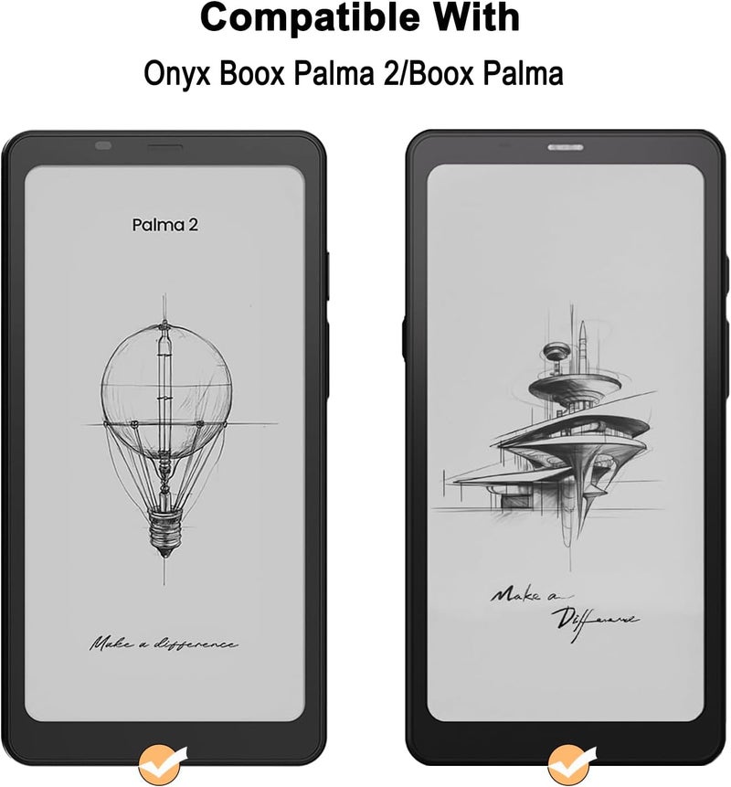 Baoshim Anti-Glare Matte Screen Protector for 6.13" Onyx Boox Palma 2/Boox Palma 1，Reduce Eye Strain and Touch Sensitive - Image 2